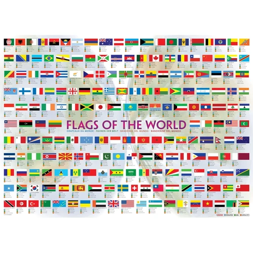 Eurographics - Flags of the World Puzzle 1000pce