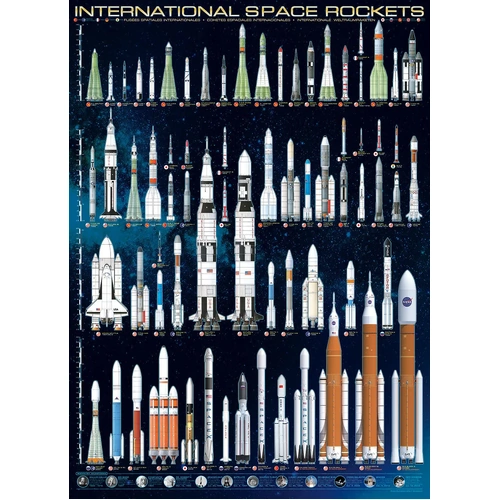 Eurographics - International Space Rockets Puzzle 1000pc