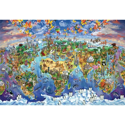 Eurographics - World Wonders Puzzle 5000pc