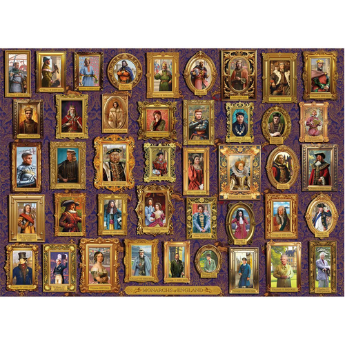 Gibsons - Monarchs Of England Puzzle 1000pc