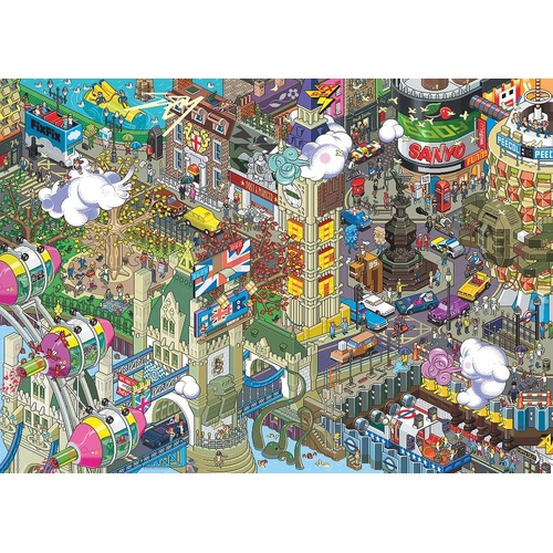 Heye - eBoy, London Quest Puzzle 1000pc