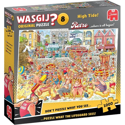 Jumbo - WASGIJ? Retro Original 8 High Tide! Puzzle 1000pc