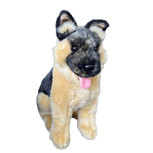 Bocchetta - Bobby German Shepherd with Black Face Plush Toy 25cm