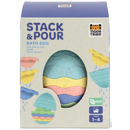 Tiger Tribe - Stack and Pour - Bath Egg
