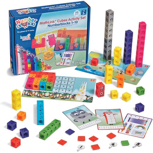 Hand2Mind - Numberblocks MathLink Cubes 1-10 Activity Set