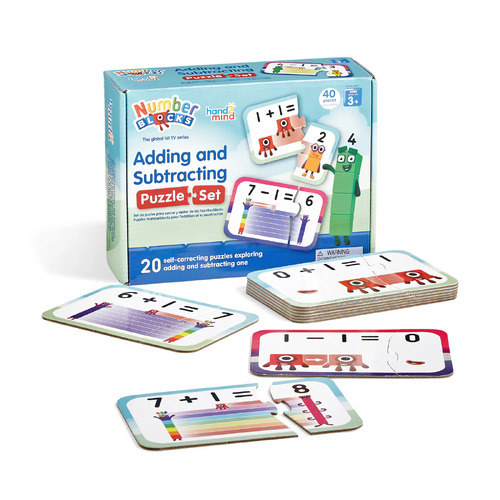 Hand2Mind - Numberblocks Adding and Subtracting Puzzle Set