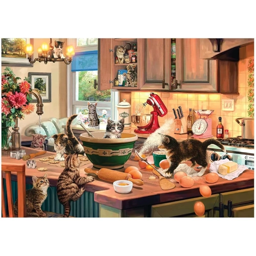 Anatolian - Kitten Kitchen Capers Large Piece Puzzle 700pc