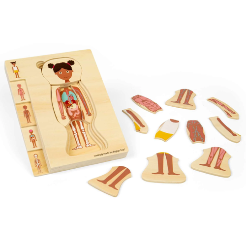 Bigjigs - Anatomy Puzzle - Girl