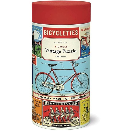 Cavallini - Bicycles Puzzle 1000pc
