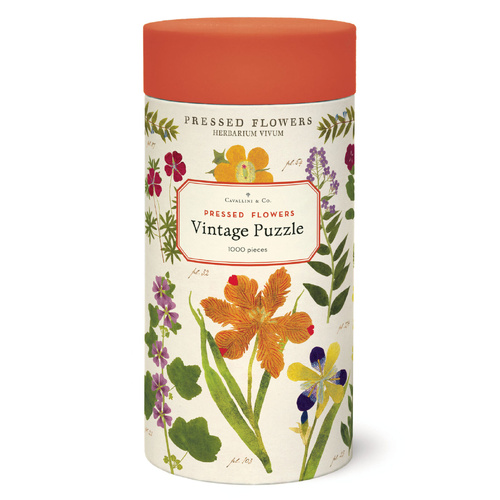 Cavallini - Pressed Flowers Puzzle 1000pc