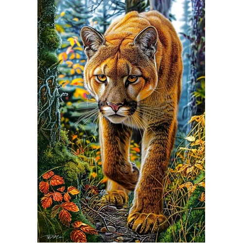 Castorland - Mountain Lion In The Forest Puzzle 1500pc
