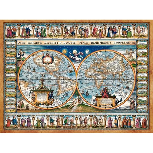 Castorland - Map of the World, 1639 Puzzle 2000pc