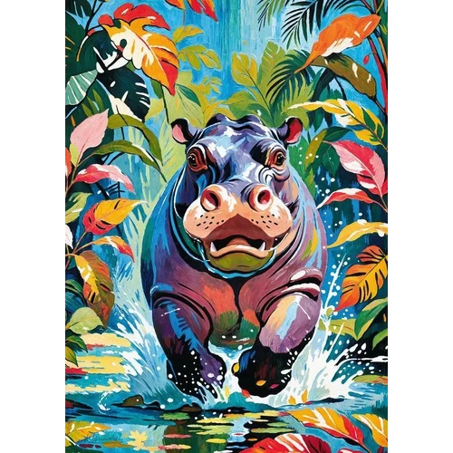 Cherry Pazzi - Happy Hippo Puzzle 500pc