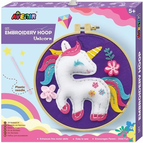 Avenir - Embroidery Hoop - Unicorn