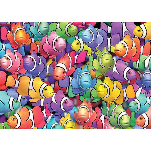 Cheatwell - Clownfish Double-Trouble Puzzle 500pc