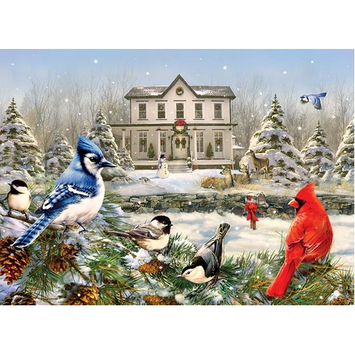 Cobble Hill - Country House Birds Puzzle 1000pc