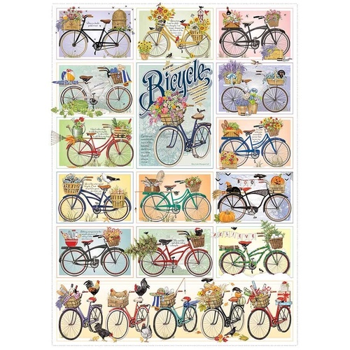 Cobble Hill - Bicycles Puzzle 1000pc