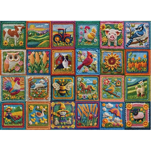 Cobble Hill - Country Life Crochet Puzzle 1000pc