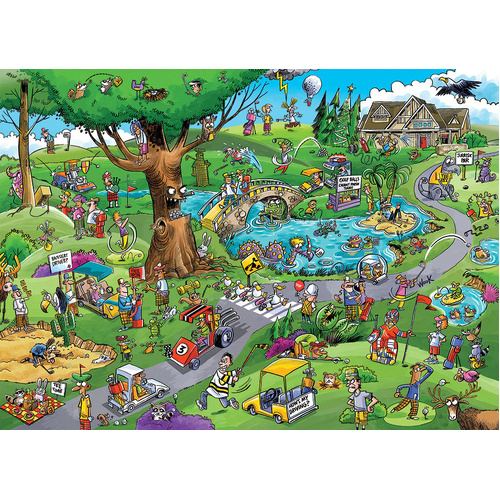 Cobble Hill - Doodletown Par For Course Puzzle 1000pc