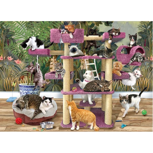 Cobble Hill - Jungle Cats Puzzle 500pc