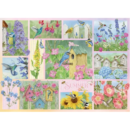 Cobble Hill - Garden Birds In Summer Puzzle 500pc