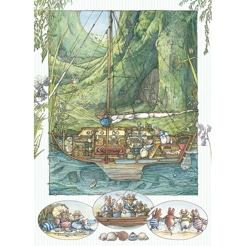 Cobble Hill - Brambly Hedge All Aboard! Puzzle 500pc