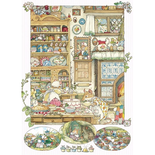 Cobble Hill - Brambly Hedge Picnic Preparations Puzzle 500pc