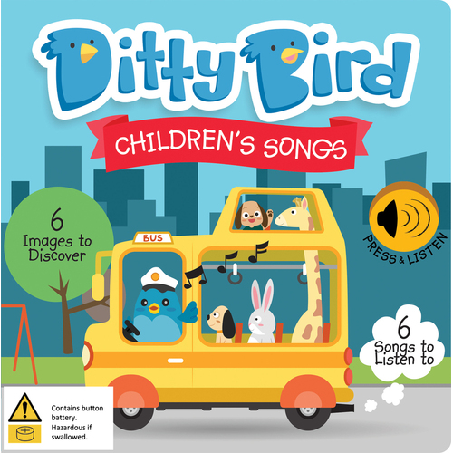 Ditty Bird - Children's Songs Board Book
