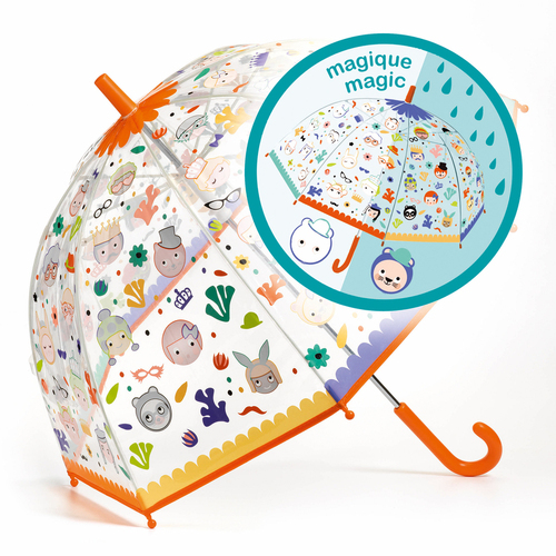 Djeco - Faces Colour Change PVC Child Umbrella