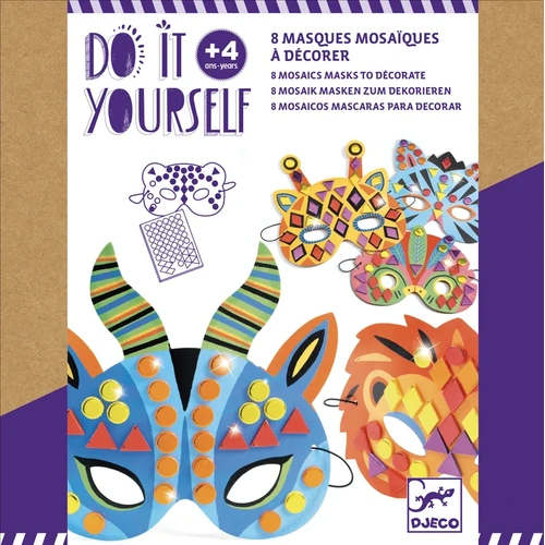 Djeco - Do It Yourself Jungle Animal Masks