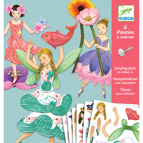 Djeco - Fairies Paper Puppets