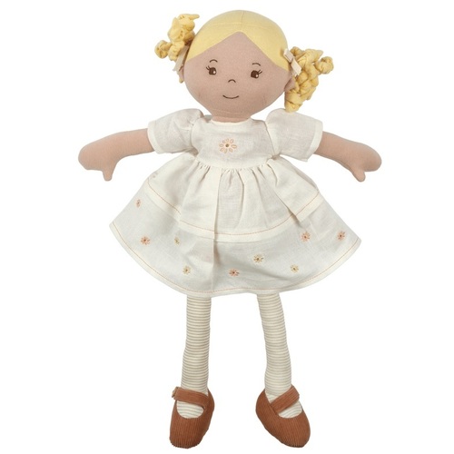 Bonikka - Priscy Linen Doll with Blonde Hair
