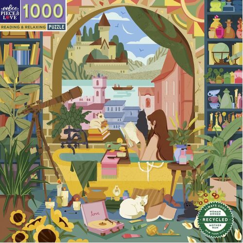 eeBoo - Reading Relaxing Puzzle 1000pc