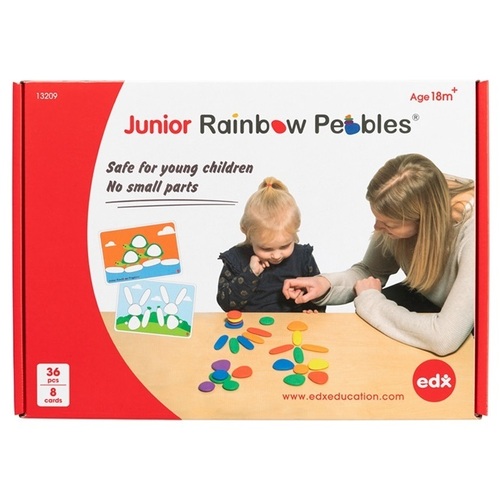 EDX - Junior Rainbow Pebbles Early Construction Set