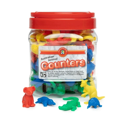 Learning Can Be Fun - Counters Australian Animals (120 pieces)