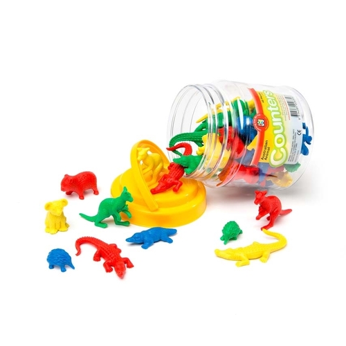 Learning Can Be Fun - Counters Australian Animals (48 pieces)