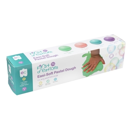 First Creations - Easi-Soft Pastel Dough (set of 4)