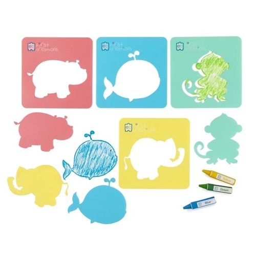 First Creations - Animal Stencils (set of 4)