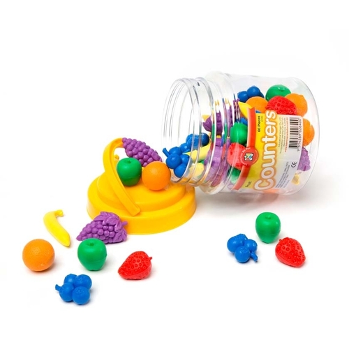 Learning Can Be Fun - Counters Fruit (60 pieces)