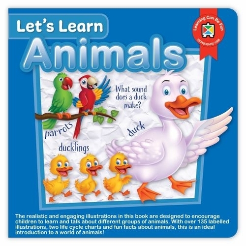 Learning Can Be Fun - Let's Learn Animals Board Book