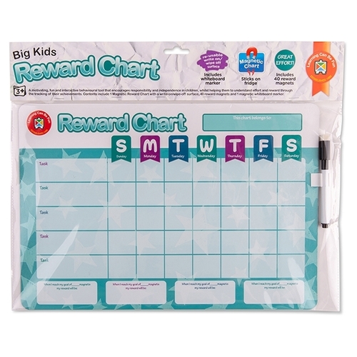 Learning Can Be Fun - Big Kids Magnetic Reward Chart
