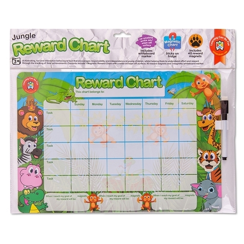 Learning Can Be Fun - Jungle Magnetic Reward Chart