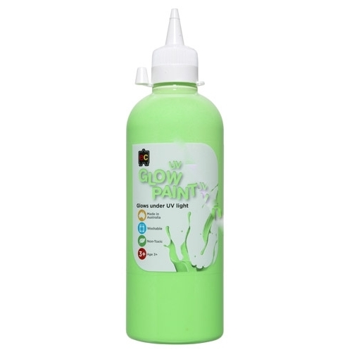 EC - UV Glow Paint 500ml Green