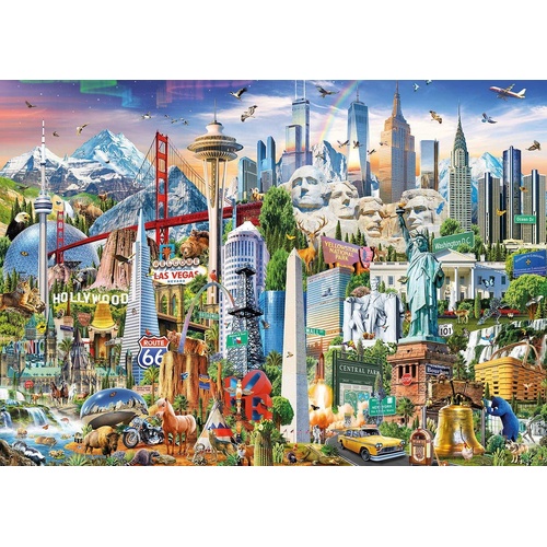 Educa - Symbols of North America Puzzle 1500pc
