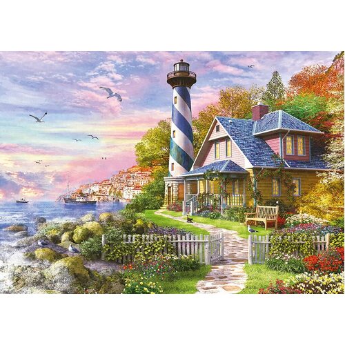 Educa - Lighthouse At Rock Bay Puzzle 4000pc