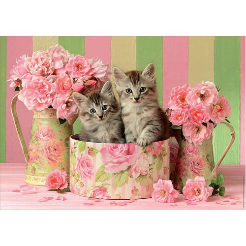 Educa - Kittens with Roses Puzzle 500pc