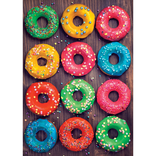 Educa - Coloured Doughnuts Puzzle 500pc