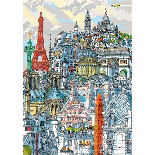 Educa - Paris, Carlo Stanga Puzzle 1000pc