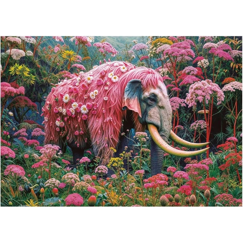 Educa - Floral Elephant Puzzle 1000pc