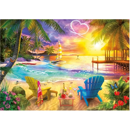 Educa - Love Beach Puzzle 1000pc